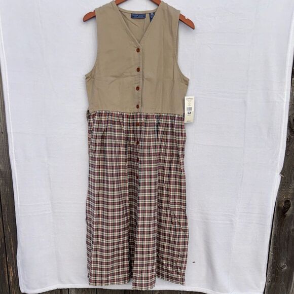 Vintage Karen Scott Plaid Womens Dress Size Small - Picture 3 of 13